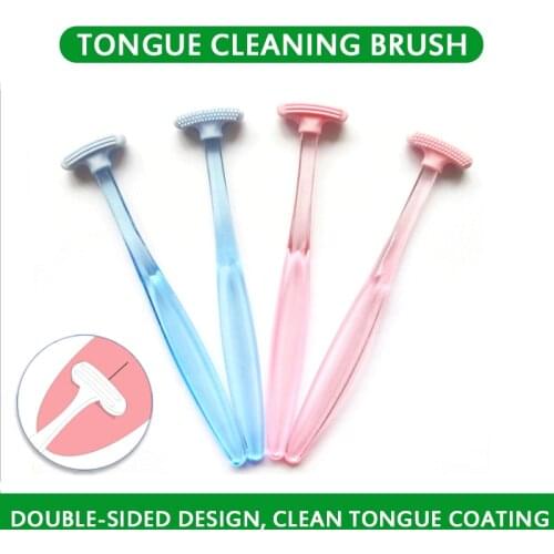 Soft Silicone Tongue Brush Cleaning the Surface of Tongue Oral Cleaning Brushes Tongue Scraper Cleaner Fresh Breath Health Tools