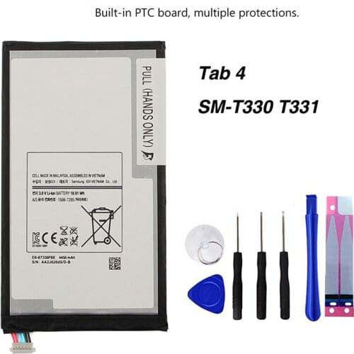 Original EB-BT330FBE Battery For Samsung GALAXY Tab4 SM-T330 T331 4450mAh