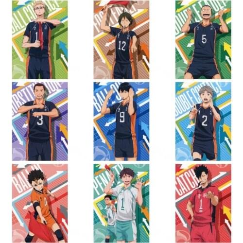 Anime Poster Volleyball Boy Canvas Painting Haikyuu Japanese Style Cartoon Poster Wall Art Pictures For Living Room Cuadros