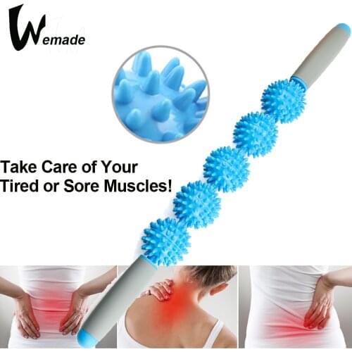 Muscle Roller Stick Massage Roller Stick - Deep Tissue Fascia Massager Release Pain Leg ,Neck & Back 52cm