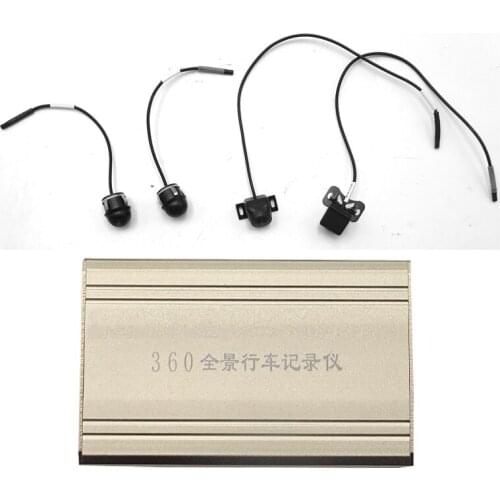 Wekeao 360 Car Camera Control Box 4 four cameras full coverage car Bird View Monitoring Parking Assist panorama