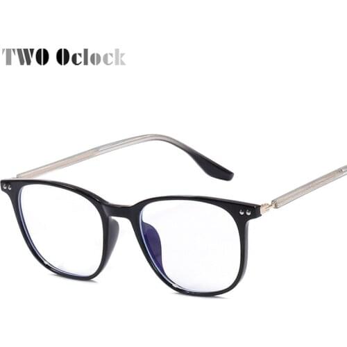 TWO Oclock TR90 Glasses Frame Women Prescription Eyeglasses Men New Korean Myopia Optical Frames Computer Anti Blue W8876
