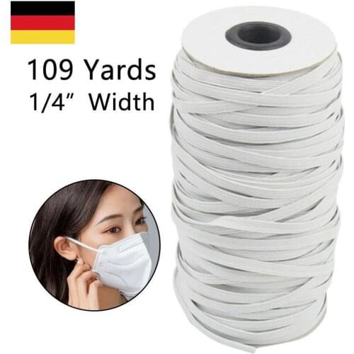 3/5/7mm Elastic Cord Heavy Stretch String Braided Elastic Band 200 Yard Sewing Elastic Spool Rope for Sewing Craft Mask Making