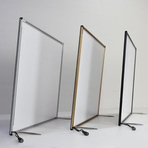 A3 portable led stand advertising poster aluminum poster led hot sales led highlight lightbox glass poster