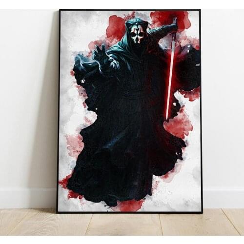 Star Wars Abstract Canvas Painting Art Movie Posters and Prints Wall Art Nordic Picture for Living Room Home Decoration
