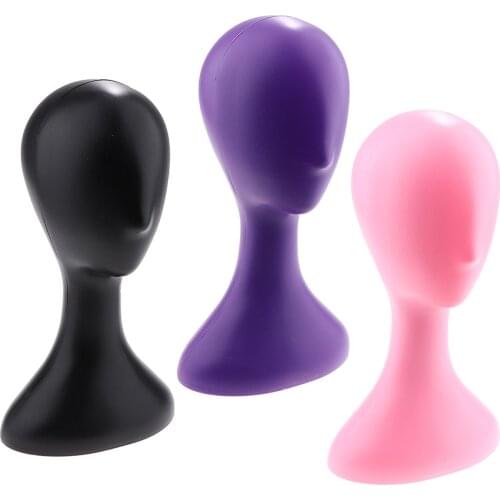 Abstract Woman Mannequins Manikin Head Hats Wig Jewelry Display Stand Female Plastic Mannequin Model