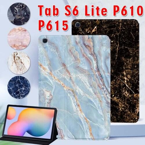 Tablet Case for Galaxy Tab S6 Lite 2020,Ultra-Slim Folio Shell Cover Absorption Case for Galaxy Tab S6 Lite 10.4 Inch P610 P615