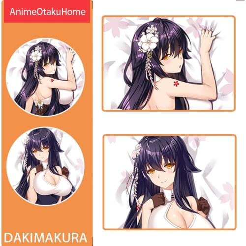 Anime Game Azur Lane IJN Azuma Illustrious HMS Unicorn Throw Pillow Cover Hugging Body Pillowcase Bedding Dakimakura Pillow Case