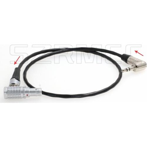 Tentacle Sync Zaxcom 3.5mm to Right Angle EXT 9 Pin Timecode Cable for RED Komodo 6K Digital Camera