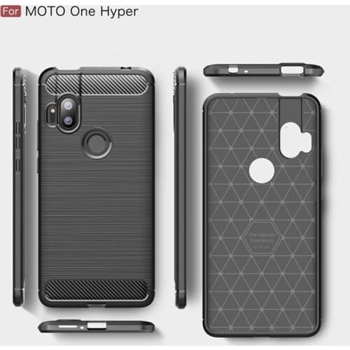 For Motorola Moto One Hyper Case Luxury Full Soft TPU Silicone Cover Shockproof Case For Moto One Hyper Protective Phone Cases