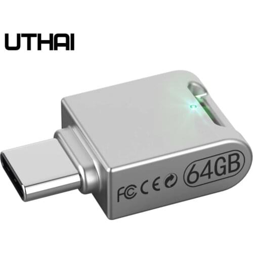 UTHAI C12 Type-C OTG USB3.0 Flash Drive USB-C Pen Drive Smart Phone Memory MINI Usb Stick 32GB 64G