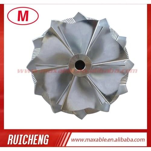 GT15-25 49.62/61.98mm 6+6 blades high performance turbocharger billet/milling/aluminum 2618 compressor wheel