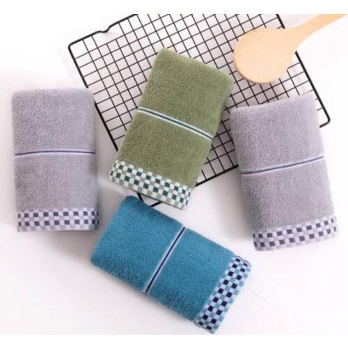 Cotton Guest Towels Small Hand Towel Face Cloth 35 x 75 cm Daily Towel Water Uptake