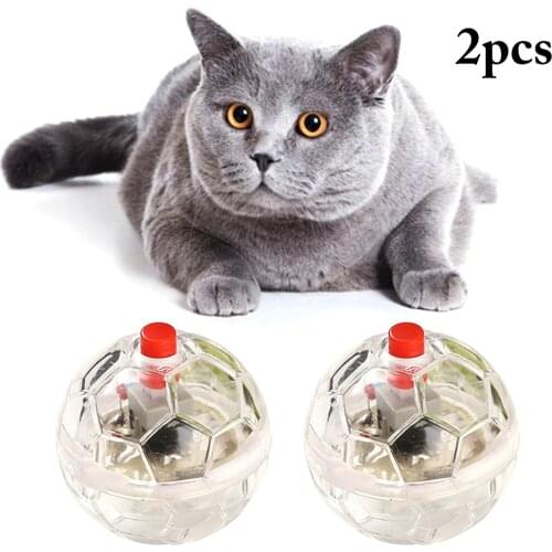 Legendog 2PCS Pet Training Interactive Lighting Ball Toys For Small Dogs Cat Light Self-Amused Ball LED Ball Pet Supplies