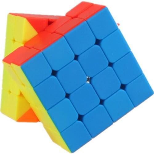 YuXin Black Kirin V2 4x4x4 Magic Cube Childrens Toy Cubes Professional Game Speed Smooth Exercise Brain Gift