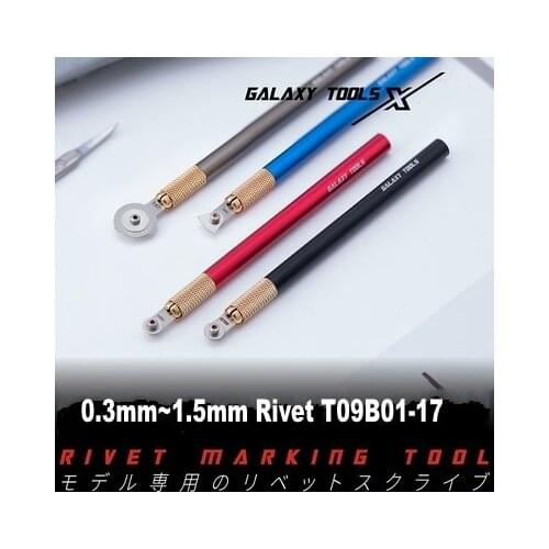 Corner/Rivet Maker Marking Tool & Knife with Handle Model Building Tools for Gundam Military Model DIY Tool T09B01