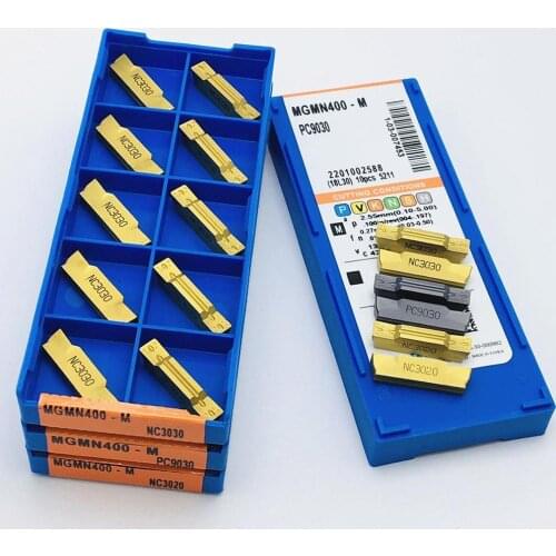 MGMN400 M NC3020 NC3030 PC9030 Slotting Tool CNC Slotting Carbide Metal Turning Tool Turning Insert MGMN400