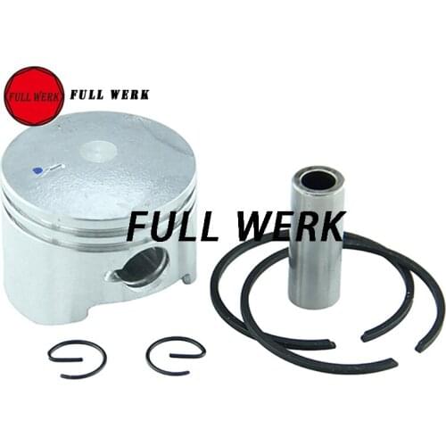 Motorcycle 44-6 Piston Kit 12mm Pin 44mm Piston Kit Ring HH-125 for 49cc 2 Stroke Engine Of Mini Quad ATV Pocket Pit Dirt Bike