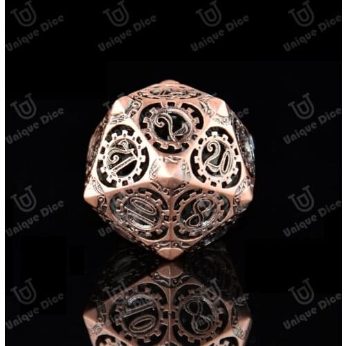 MTG Pathfinder board game,DND role-playing game dice, steampunk series D4-D20 polyhedron suit, antique copper plating process