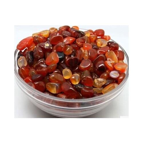 Natural red agate stone crystal bracelet accessories degaussing stone Foot bath fish radiation protection