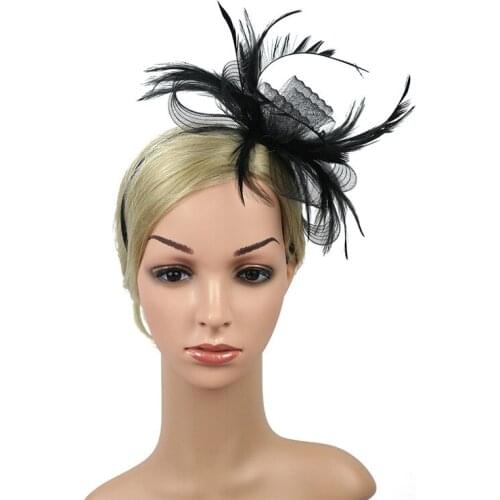 Fascinator Headband Accessories Women Hair Clip Wedding Ladies Day Races Royal Ascot Women Dance Party Headpiece
