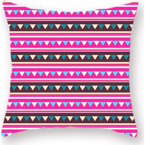 Original Geometric Ethnic Exotic Style Decorative Cushion Cover Bohemian Mandala Pattern Sofa Toss Pillow Case