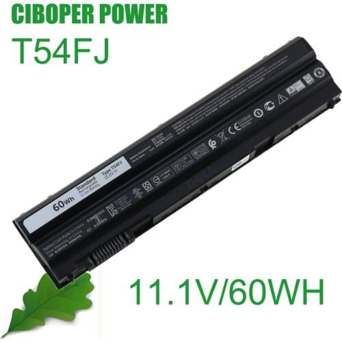 Original New Replacement Laptop battery T54FJ 11.1V 60WH for E5420 E5520 E5430 E6420 E6430 E6520 E6530 N3X1D M5Y0X X57F1 71R31
