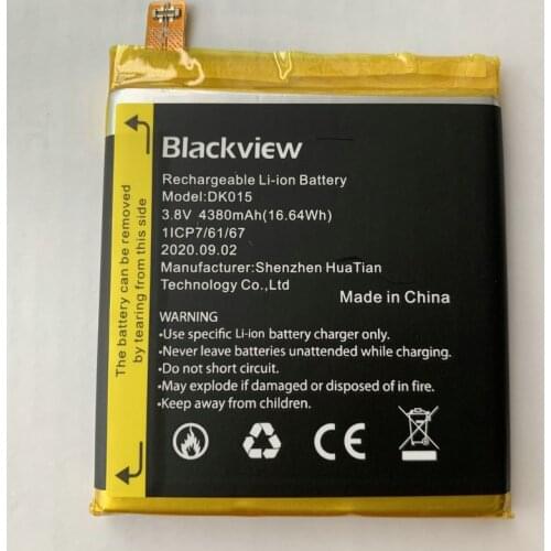 Original High Quality Battery for Blackview BV9900 Pro 4380mAh Bateria 5.84"Phone Replacement DK015 Li-ion Batteries for BV9900