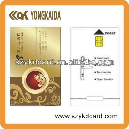 Printed Fudan4428/5528 PVC Contact Smart IC card RFID card customized design
