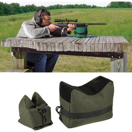 Front & Rear Bag Support Rifle Unfilled Sandbag Sniper Hunting Target Stand Hunting Bag Gun Accessories