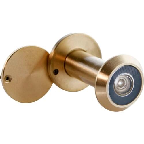 200º Brass Copper 35-60mm Door Viewer Peephole Wide Angle