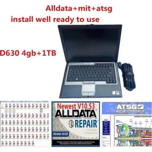 Alldata Auto Repair Software 10.53 and ATSG Installed Well in 1TB HDD Plus D630 Laptop NOTEBOOK READY TO USE
