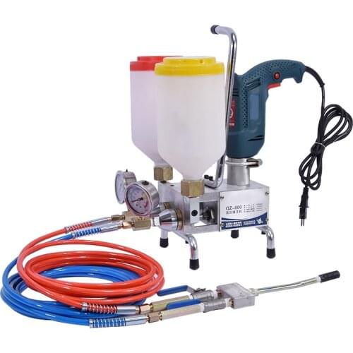 QZ-800 Double liquid high pressure grouting machine Grouting injection machine Dual Element Crack Injection PUMP for PU or Epoxy