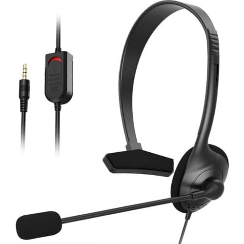 Adjustable Monaural Headset with Flexible Volume Control, for telephone Operator