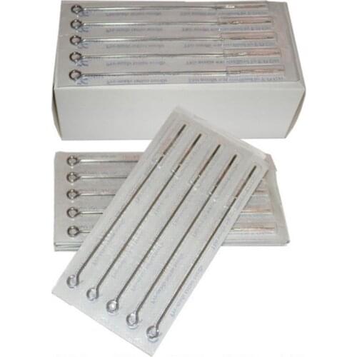 Shellhard 100 Pcs Professional Mix Sizes Sterile Disposable Tattoo Needles 3 5 7 9 RL 5 7 9 RS 5 7 9 M1 For Tattoo Supplies