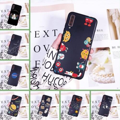 Dog Cat Star Bear Back Cover For Samsung Galaxy A6 A7 A8 2018 A3 A5 2016 2017 Phone Case Silicone For Samsung A6 A8 Plus 2018