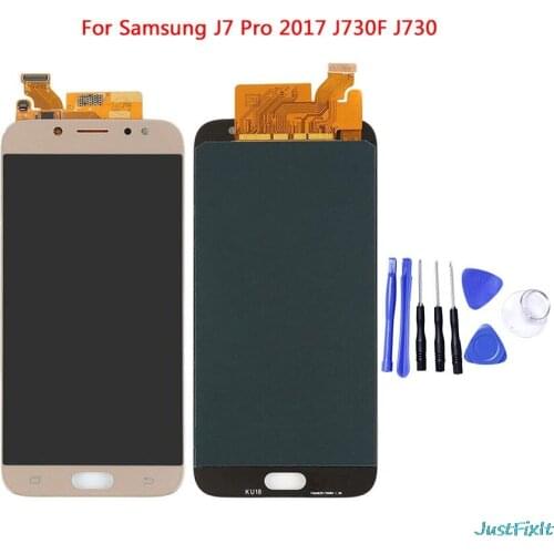 Replacement For SAMSUNG Galaxy J7 Pro 2017 LCD J730 LCD Display Touch Screen J730F 5.5 inch AMOLED Display
