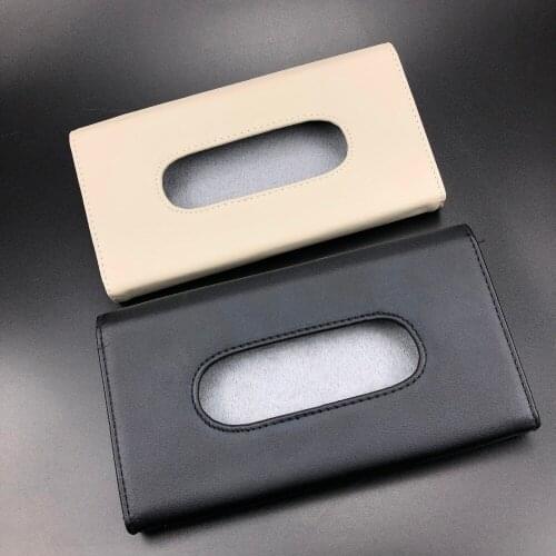 Car-Styling Tissue Boxes Case for Land Rover Range Rover Velar Evoque Freelander Discovery Vision Defender