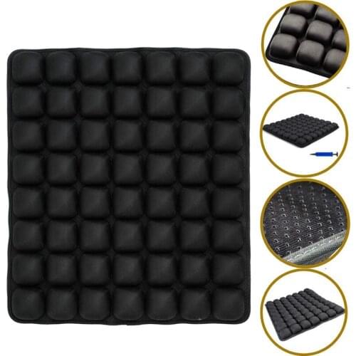 Universal Air Inflatable Seat Cushion Air-Permeable Pressure Relief Water Seat Cushion Lumbar Support Design To Relieve Sciatica