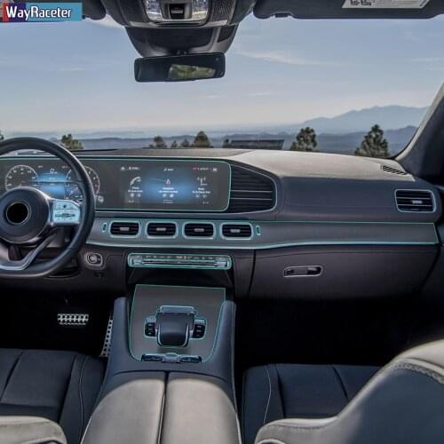 Car Interior Central Console Dashboard Navigation Screen Protective Film For Mercedes Benz GLS Class X167 2020 2021 GLS63 AMG