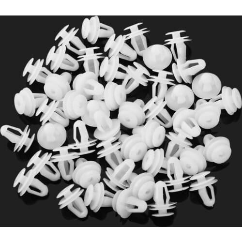 50x Auto Door Panel Clips Fastener 9mm Hole Car Accessories for Skoda Fabia Karoq Kodiaq Octavia Superb Combi suzuki swift sx4