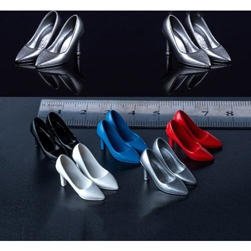 CEN-S02 1/12 Female Action Figure Accessory Fashion High-heel Shoes Model for 6 Inches Action Figure Body Dolls