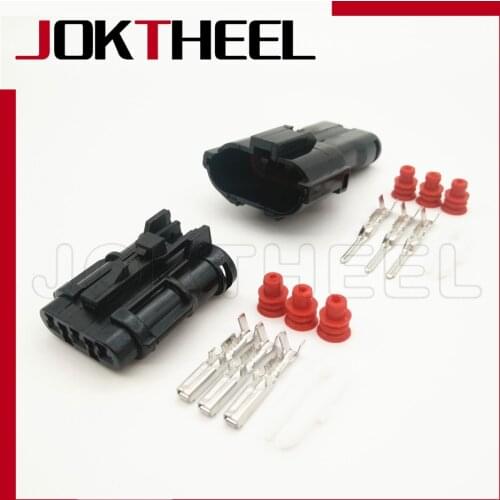 1-20kit MG640329-5 MG610327-5 male female waterproof electrical wire connector auto Connectors KET 3Pin pole Adapter