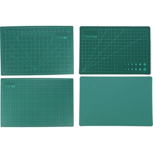 4Pcs A3 A5 Rubber Stamp Engraving Pad, Hand Account Cutting Pad Model Back Board DIY Desktop Protection Cutting Pad