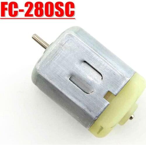 5x fc-280sc car denso motor car door lock motor micro dc Gear motor For Smart Robot Camera or USB fan electric toys FREESHIPPING
