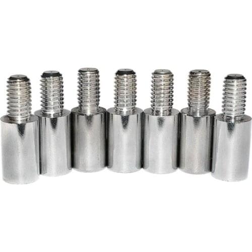 8pcs Chrome Arcade Joystick Shaft Extender 15mm Extension ROD For SANWA Joystick R66E