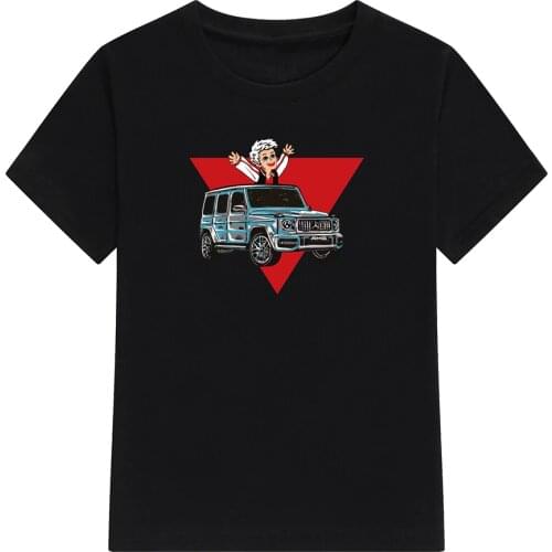 Kids 100% Cotton T Shirts Merch A4 Gelik Print Casual Family Clothing Childrens Fashion Tops