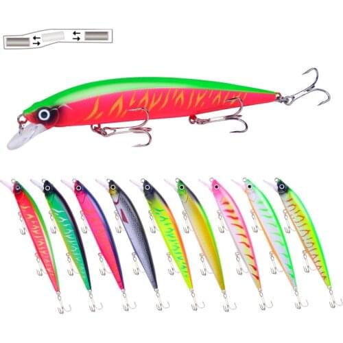 POETRYYI Big Minnow Fishing Lures Wobblers Crankbaits Jerkbaits Artificial Hard Baits Hooks 3D Eyes for Fishing Carp Pesca Isca