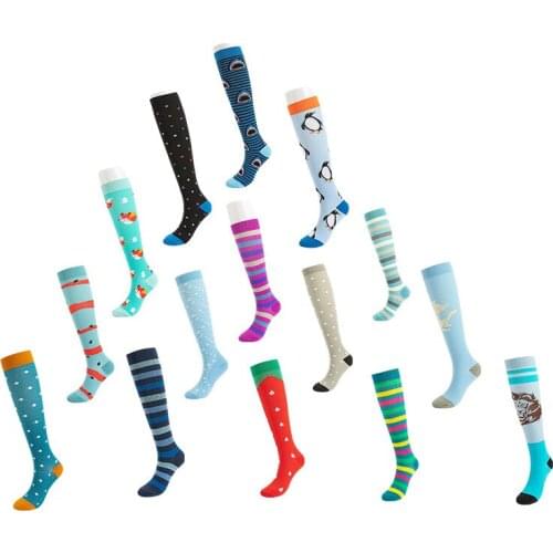 Compression Socks hiking Running Climbing Medical Varicose Veins Shin Splints socks Leg Relief Pain Knee High Stockings