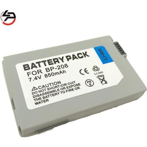 LaipuduoBP-208, BP-208DG BP208 Camcorder Battery for Canon DC10 DC19 DC20 DC21 DC22 DC40 DC50 DC51 DC95 DC100 DC200